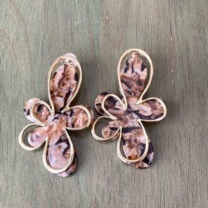 Funky flower earrings